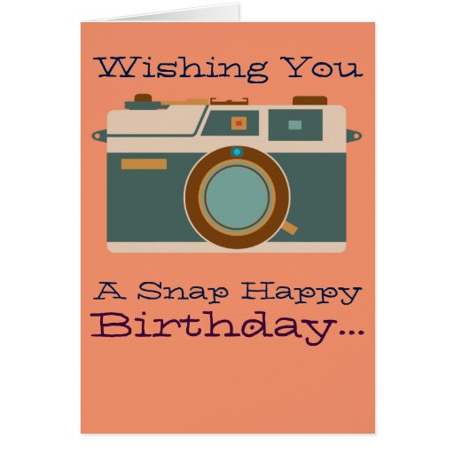 Happy Birthday to Photographer Photography Lover Card | Zazzle