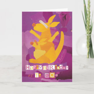 Happy Birthday to Roo Greeting Card
