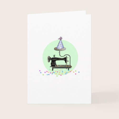 Happy Birthday to Someone Who Sews Birthday Card
