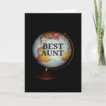 Happy Birthday To The Best Aunt On Earth! Card by MortOriginals at Zazzle