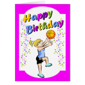 Happy birthday to the best basketball player girl (Front)