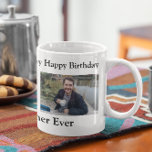 Happy Birthday to the Best Brother Ever Coffee Mug<br><div class="desc">Personalized Brother's coffee cup. Happy Birthday to the best brother ever.</div>