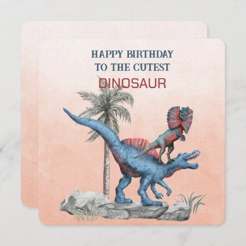 Happy Birthday To The Cutest DINOSAUR