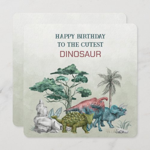 Happy Birthday To The Cutest DINOSAUR