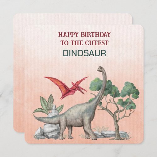 Happy Birthday To The Cutest DINOSAUR