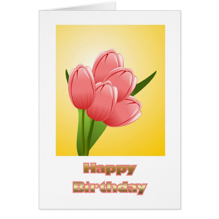 Happy Birthday to wife from husband with flowers Card | Zazzle
