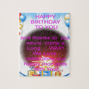 Happy Birthday to You Art Print Jigsaw Puzzle