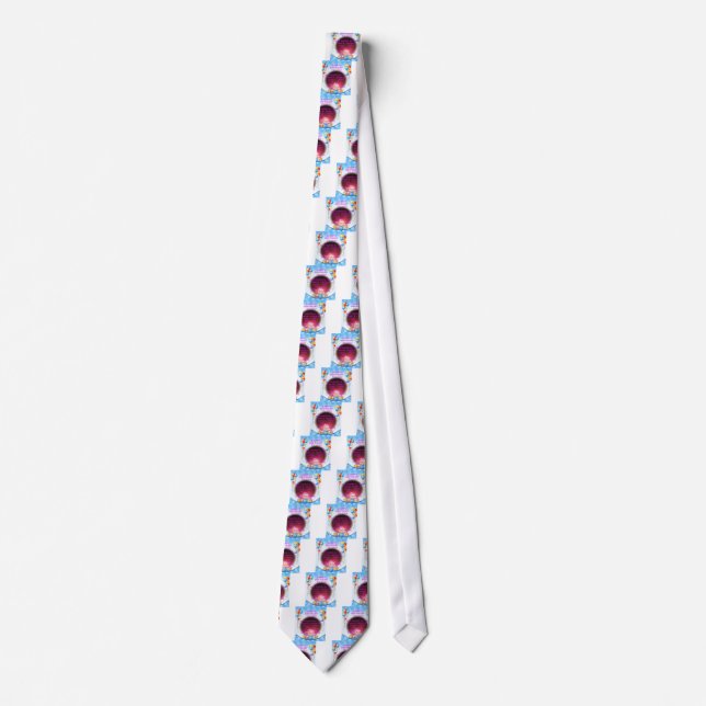 Happy Birthday to You Art Print Tie (Front)