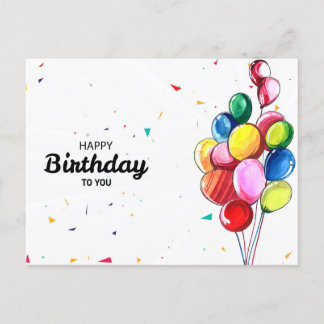 Happy Birthday To You Birthday Card