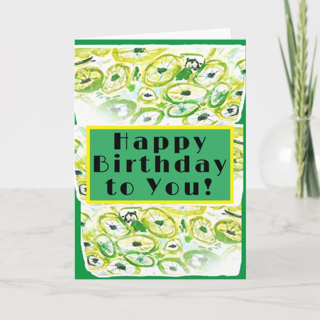 Happy Birthday to You Card (Front)