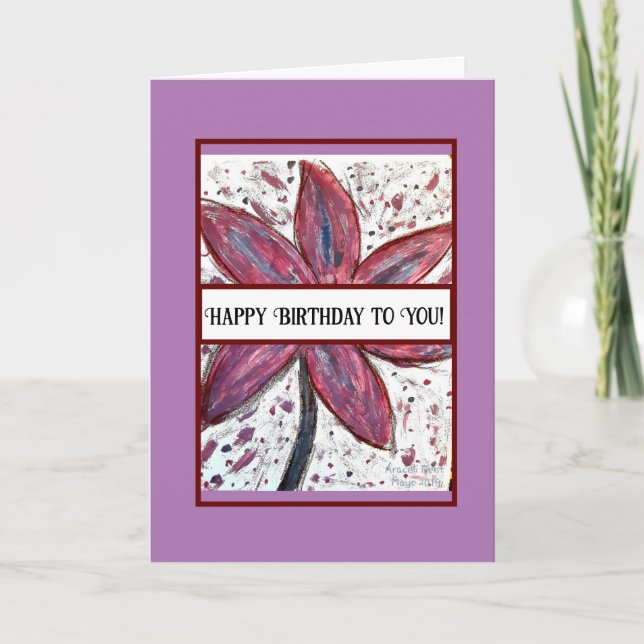 Happy Birthday to You! Card (Front)
