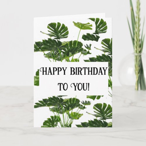 Happy Birthday to You Card