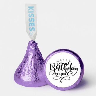 Happy Birthday To You Customizable Hershey®'s Kisses®