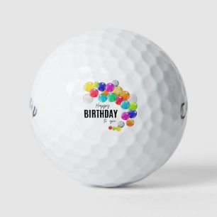 'Happy Birthday To You' Fun On The Course Gift Golf Balls