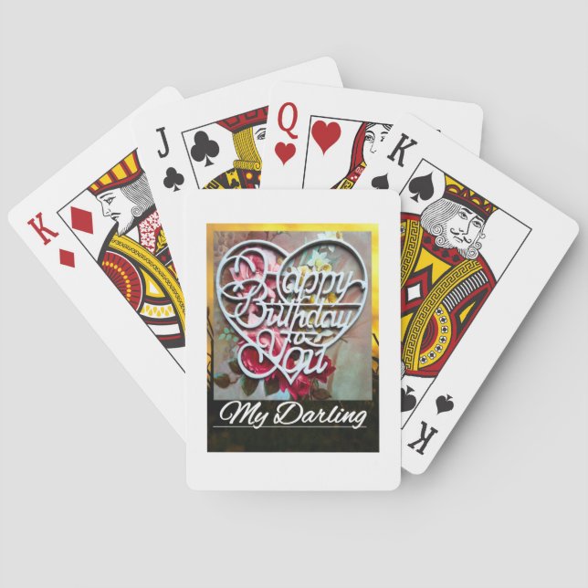 Happy Birthday to You My...Classic Playing Cards (Back)