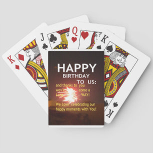 Happy Birthday TO YOU Poker Cards