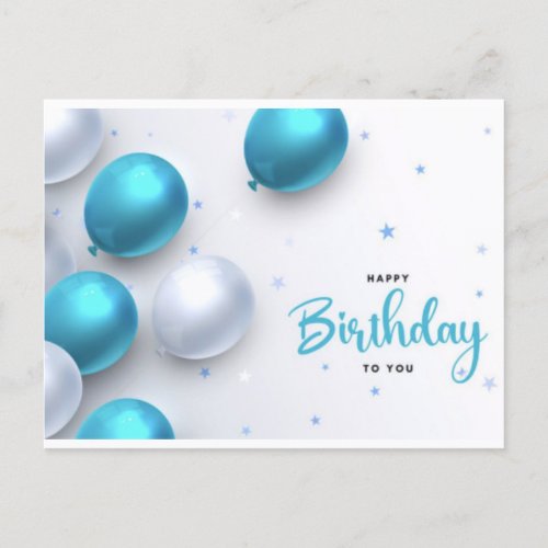 Happy Birthday To You Postcard