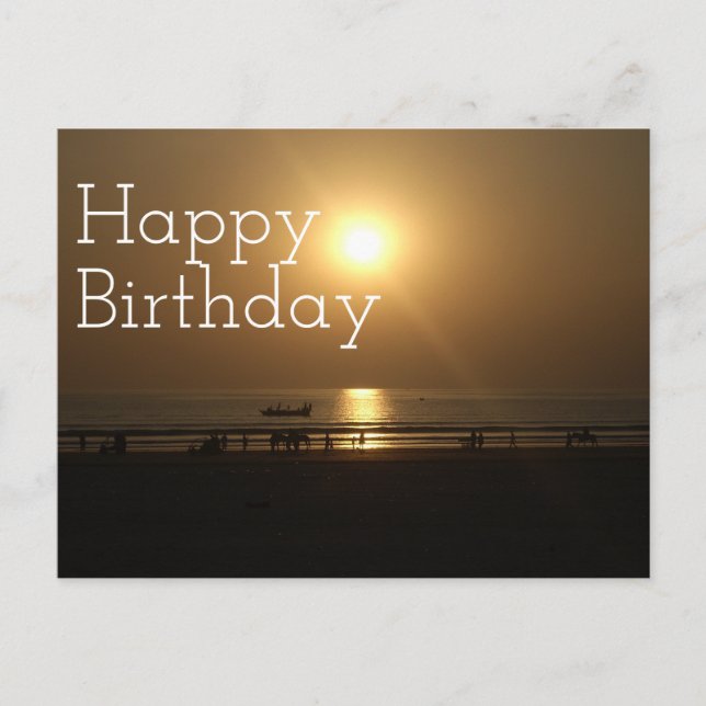 Happy Birthday to You Postcard (Front)