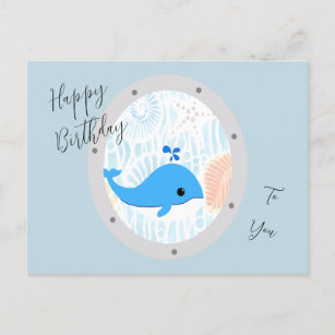 Happy Birthday to you - postcard