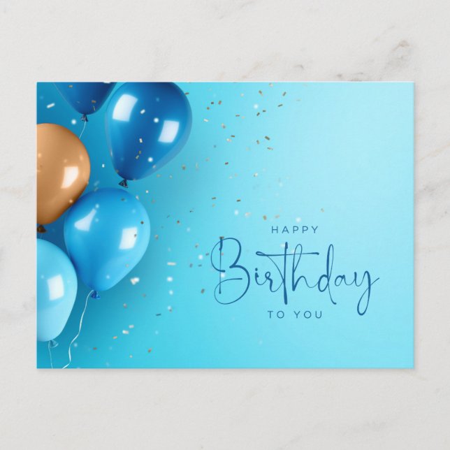 Happy birthday to you  postcard (Front)