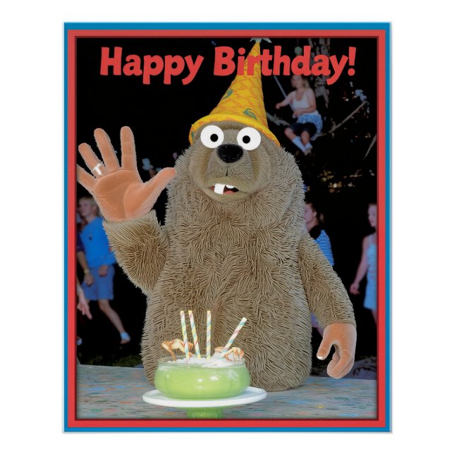 Happy birthday to you poster (Front)