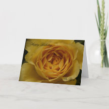 Happy Birthday To You Rose Personalizable Card