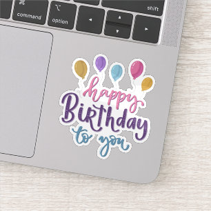 Happy birthday to you sticker