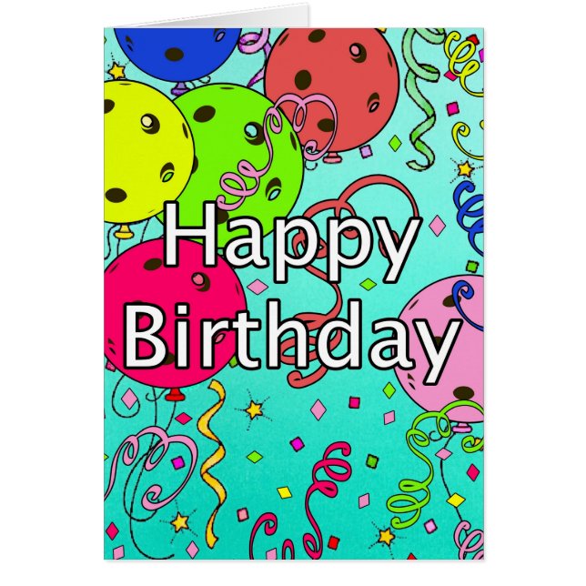 Happy Birthday to Your Favorite Pickleball Player (Front)