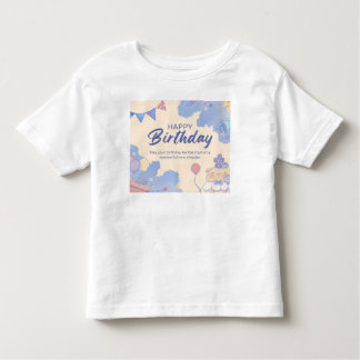 happy birthday  toddler t-shirt