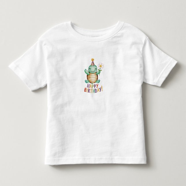 Happy Birthday Toddler T-shirt (Front)