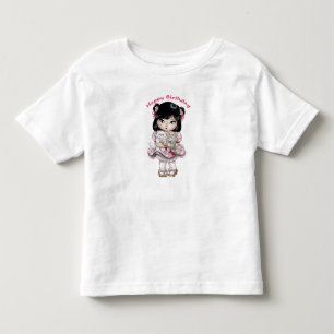 Happy Birthday Toddler T-Shirts for Baby  Girls.