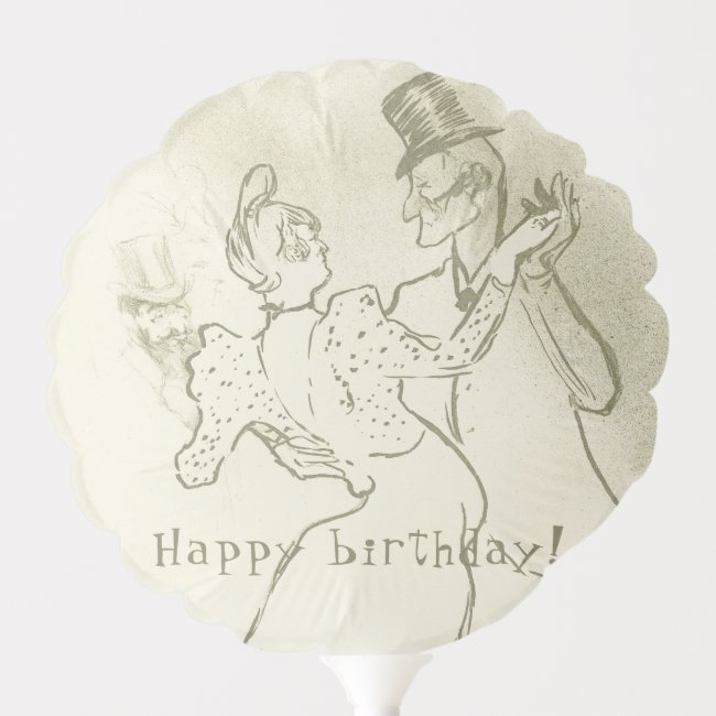 Happy Birthday | Toulouse Lautrec - Dancing couple