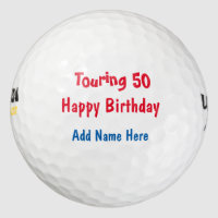 Happy Birthday Tour Golf Balls