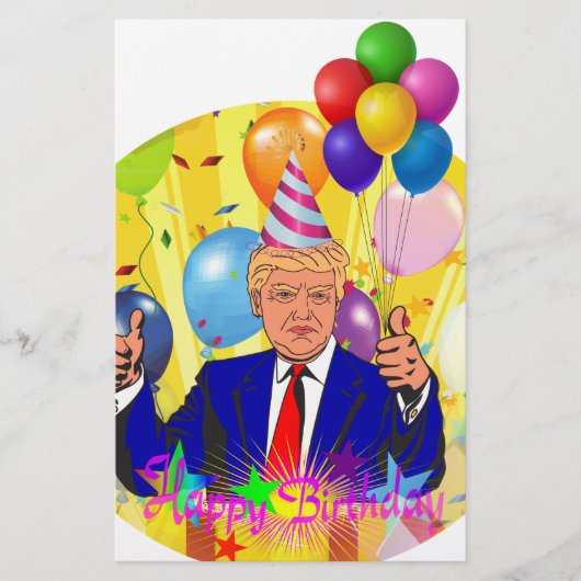 happy birthday trump (Front)