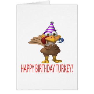 Happy Birthday Turkey Cards - Greeting &amp; Photo Cards | Zazzle