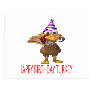 Happy Birthday Turkey Cards | Zazzle