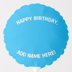 Happy Birthday Twin Boy-Girl Photo Balloon
