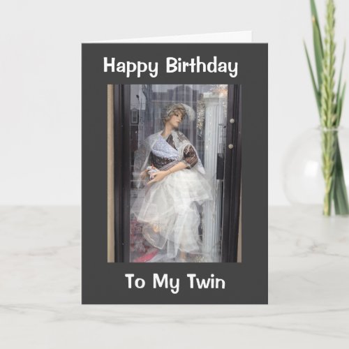 HAPPY BIRTHDAY TWIN  FAV SHOPPING BUDDY CARD