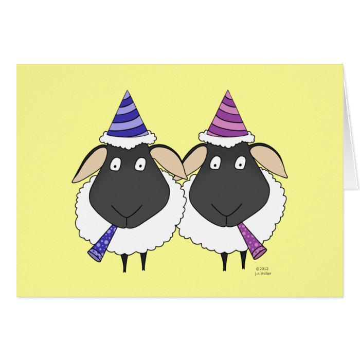 Happy Birthday Two Ewe Cards
