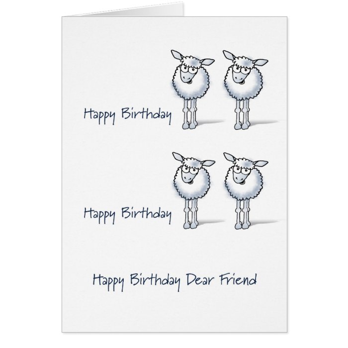 Happy Birthday TWO EWE Cards