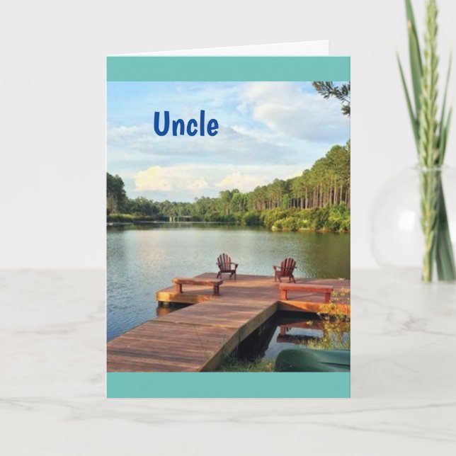 **"HAPPY BIRTHDAY*** UNCLE CARD (Front)