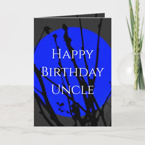 Happy Birthday Uncle Greeting Card