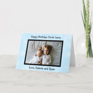 Happy Birthday Uncle Photo Card