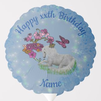 Happy Birthday Unicorn Personalized  