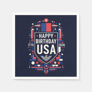 Happy Birthday USA 250 Napkins