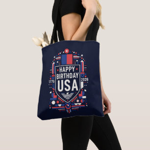 Happy Birthday USA 250 Tote Bag