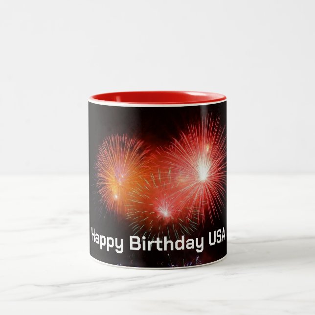 Happy Birthday USA Mug (Center)