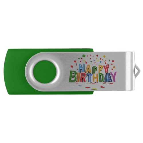 Happy Birthday USB Flash Drive