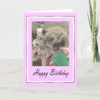 Happy Birthday - Vintage Child Card by vintagecreations at Zazzle
