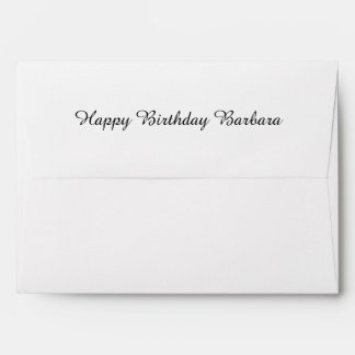 Happy Birthday Vintage Red riding Hood Fairy Tale Envelope